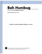 Bah Humbug Unison choral sheet music cover